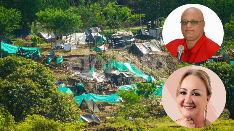 Hernando Álvarez Urueña usa a los invasores para buscarle votos a la candidata a la Cámara Olga B. González Hernando Álvarez Urueña usa a los invasores para buscarle votos a la candidata a la Cámara Olga B. González