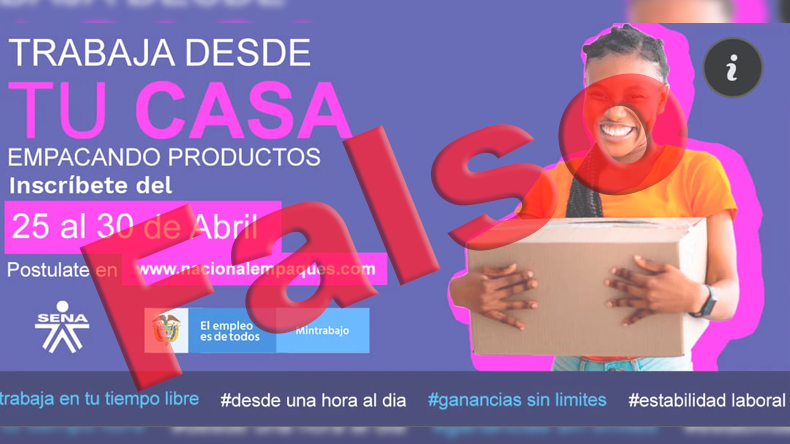 Falsas ofertas de empleo a nombre del Sena estarían siendo ofertadas por redes sociales Falsas ofertas de empleo a nombre del Sena estarían siendo ofertadas por redes sociales