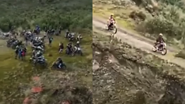 Denuncian grupo de motociclistas que organizó un circuito de carreras en el páramo en Cundinamarca Denuncian grupo de motociclistas que organizó un circuito de carreras en el páramo en Cundinamarca