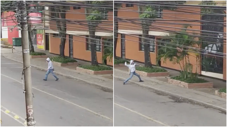 Indignación en Ibagué por encapuchado que rompió vitral de la Iglesia San Judas Tadeo Indignación en Ibagué por encapuchado que rompió vitral de la Iglesia San Judas Tadeo