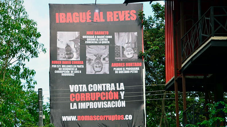 Aparece publicidad negra contra tres candidatos a la Alcaldía de Ibagué Aparece publicidad negra contra tres candidatos a la Alcaldía de Ibagué