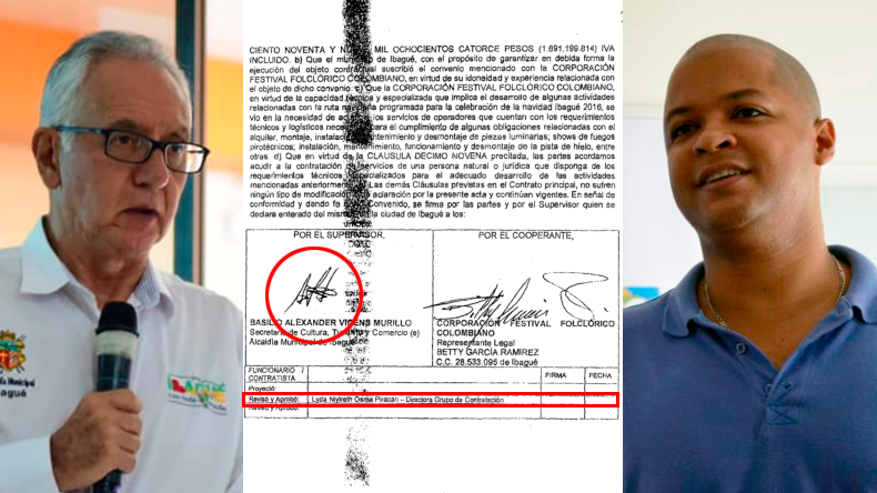 Este es el documento falso con el que Jaramillo pretendió defenderse en el juicio del Alumbrado Navideño Este es el documento falso con el que Jaramillo pretendió defenderse en el juicio del Alumbrado Navideño