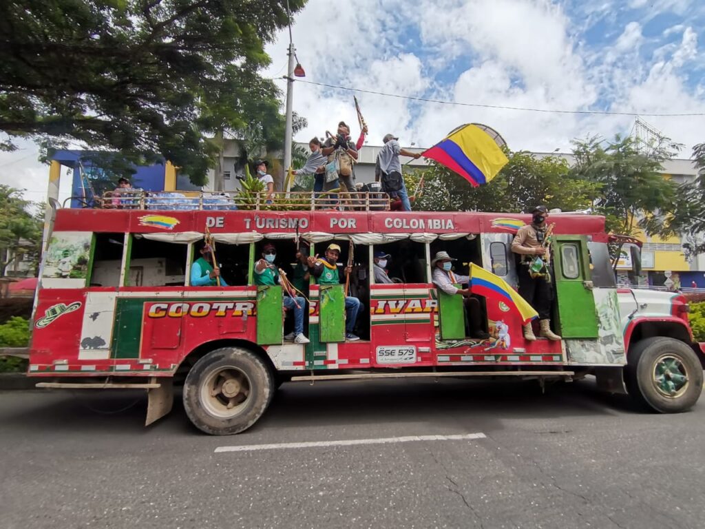 Inició movilización de la Minga Indígena hacia el parque Murillo Toro de Ibagué Inició movilización de la Minga Indígena hacia el parque Murillo Toro de Ibagué