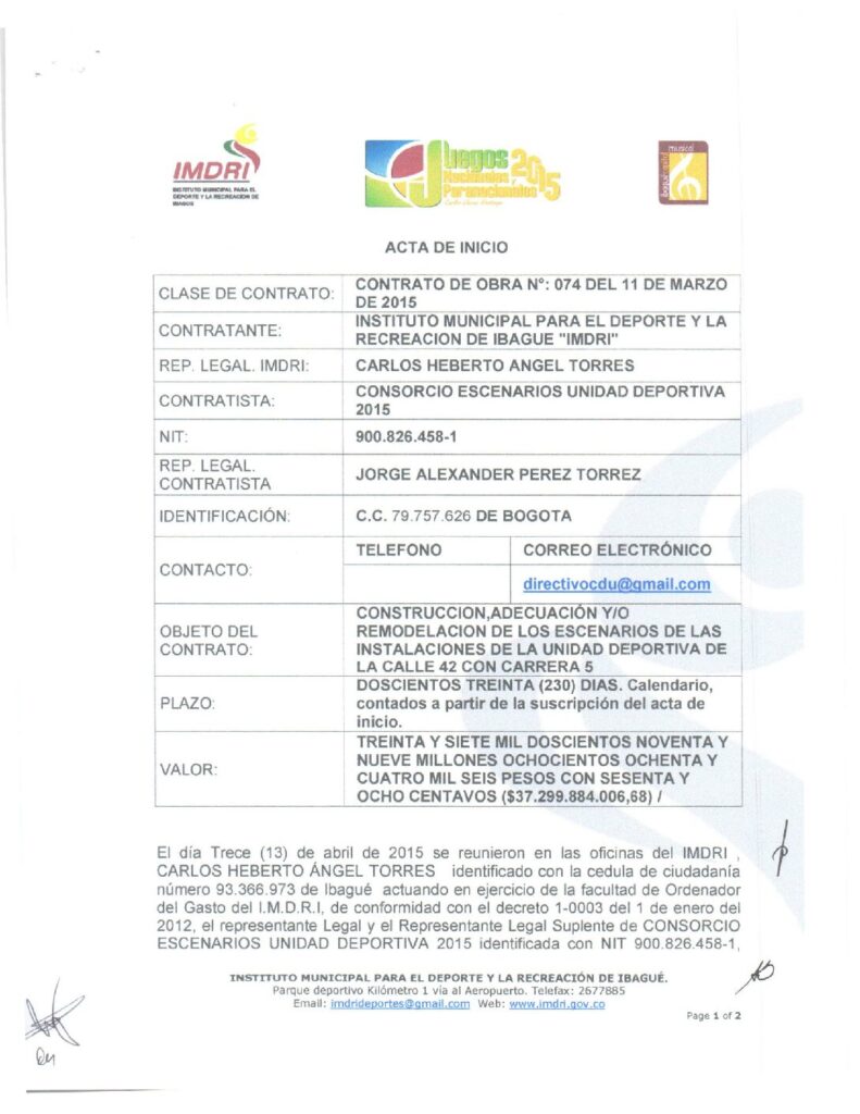 Coldeportes se lleva inversión de las canchas de squash porque los escenarios no están listos Coldeportes se lleva inversión de las canchas de squash porque los escenarios no están listos