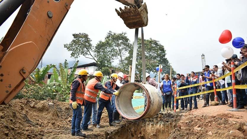 Avanza la construcción del acueducto complementario de Ibagué Avanza la construcción del acueducto complementario de Ibagué