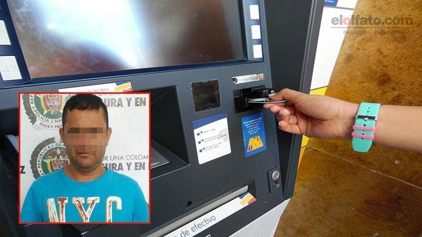 Capturan a hombre dedicado a ‘cambiazo’ de tarjetas en cajeros automáticos