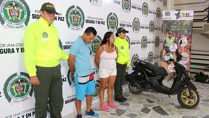 A la cárcel esposos que hurtaron celular en Ibagué A la cárcel esposos que hurtaron celular en Ibagué