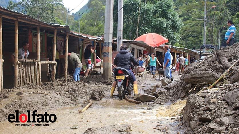 Declaran calamidad pública por emergencia en el Cañón del Combeima