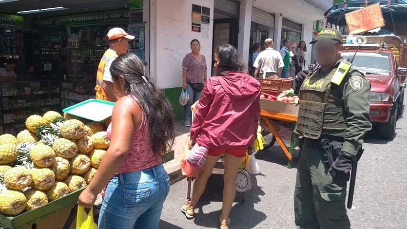 Autoridades realizan operativos de recuperación del espacio público en el centro de Ibagué