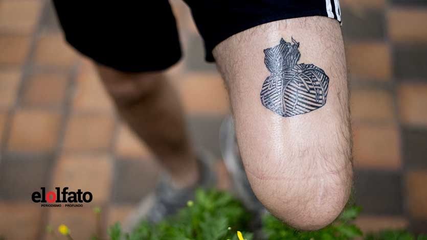 El ‘gringo’ que ama tanto a Ibagué que se tatuó un tamal