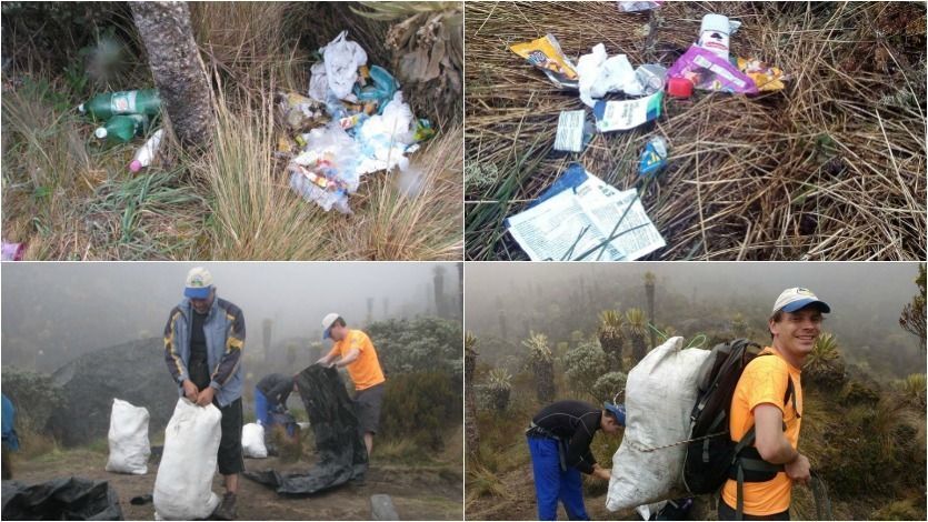 El Nevado del Tolima se convirtió en basurero El Nevado del Tolima se convirtió en basurero