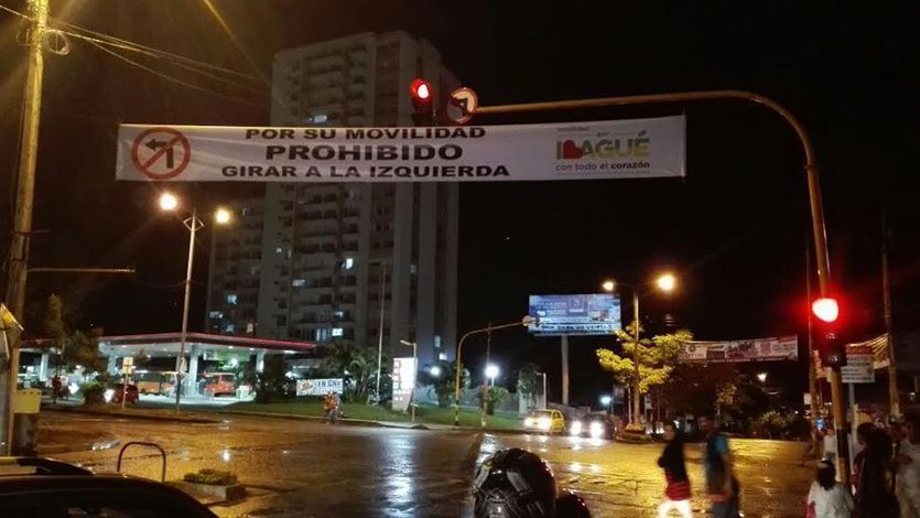 El misterio de los pasacalles con los que anunciaron los cambios viales en Ibagué El misterio de los pasacalles con los que anunciaron los cambios viales en Ibagué