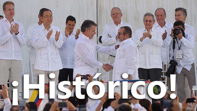 Se firmó el acuerdo final entre el Gobierno y las Farc Se firmó el acuerdo final entre el Gobierno y las Farc