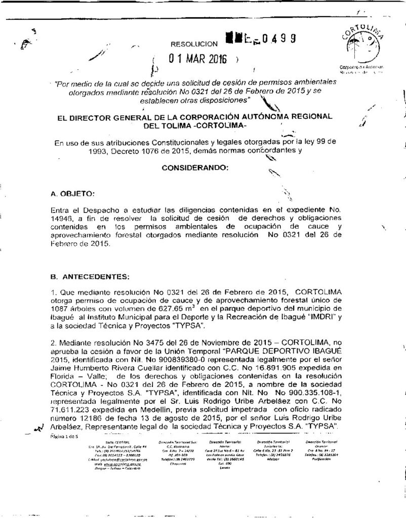 El último favor de Carlos Heberto Ángel a Typsa, tres días antes de dejar el Imdri El último favor de Carlos Heberto Ángel a Typsa, tres días antes de dejar el Imdri