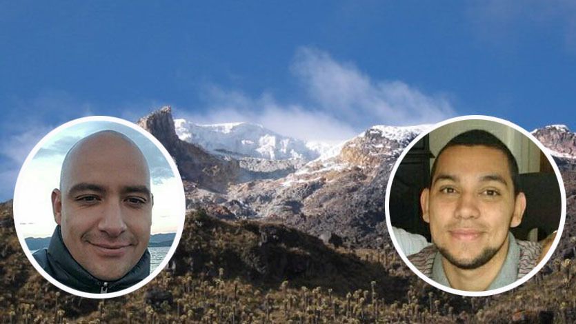 Aparecen dos de los tres montañistas extraviados en el Nevado del Tolima Aparecen dos de los tres montañistas extraviados en el Nevado del Tolima