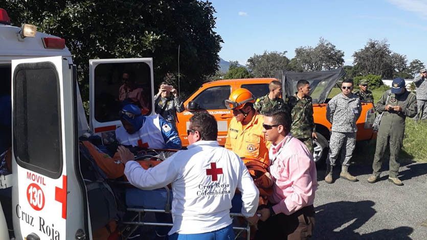 Rescatan a montañista que estaba lesionado en el Nevado del Tolima Rescatan a montañista que estaba lesionado en el Nevado del Tolima