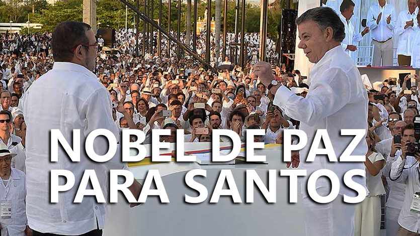 Juan Manuel Santos obtuvo el Premio Nobel de la Paz Juan Manuel Santos obtuvo el Premio Nobel de la Paz