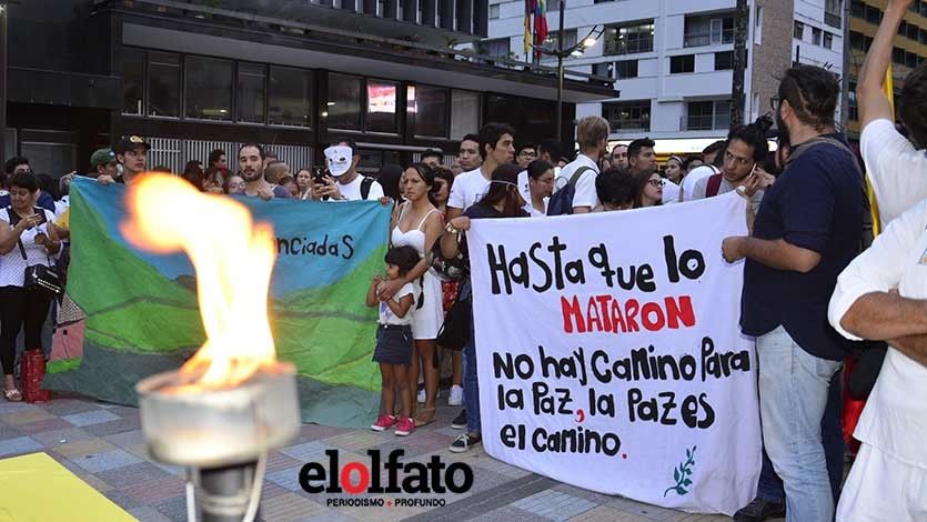 Ibaguereños pidieron justicia en Velatón Nacional por muerte de líderes sociales Ibaguereños pidieron justicia en Velatón Nacional por muerte de líderes sociales