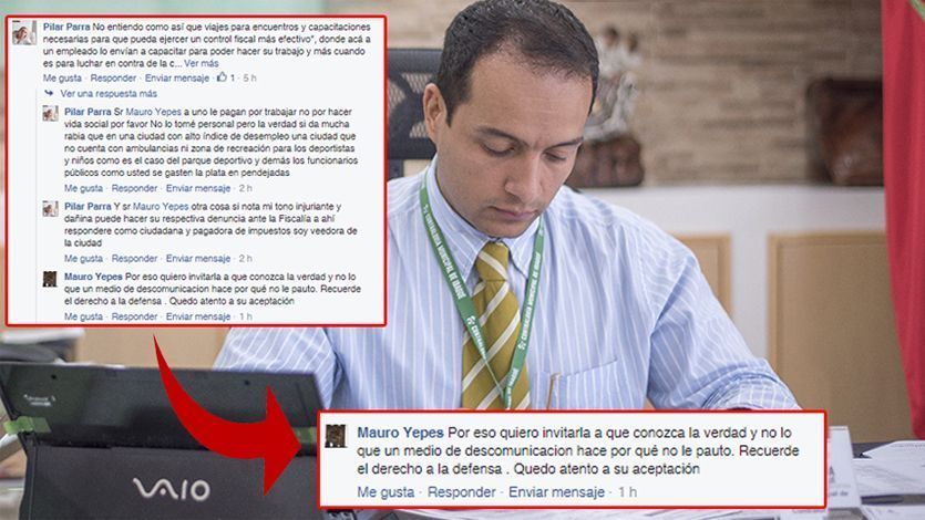 Desde el Amazonas, Contralor (e) de Ibagué sigue defendiendo sus viajes por Colombia Desde el Amazonas, Contralor (e) de Ibagué sigue defendiendo sus viajes por Colombia
