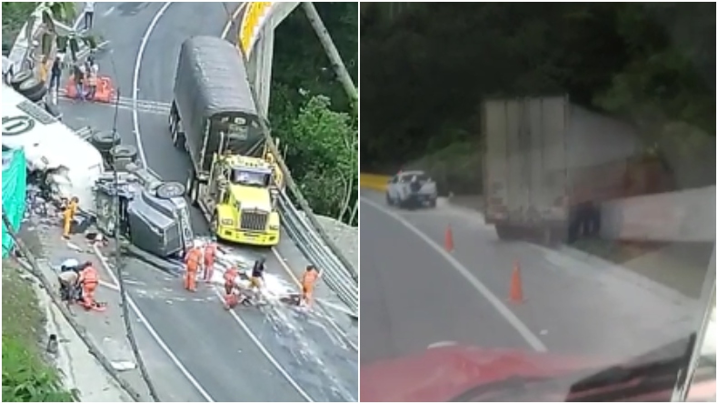 Reportan dos accidentes de tránsito en la recién inaugurada doble calzada en la vía a La Línea Reportan dos accidentes de tránsito en la recién inaugurada doble calzada en la vía a La Línea
