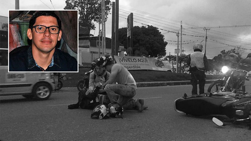 Concejal de Ibagué resultó herido en accidente de tránsito