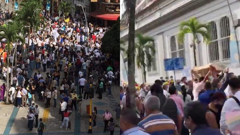 Denuncian ante la Procuraduría la aglomeración de ‘barretistas’ en apoyo al alcalde Hurtado Denuncian ante la Procuraduría la aglomeración de ‘barretistas’ en apoyo al alcalde Hurtado