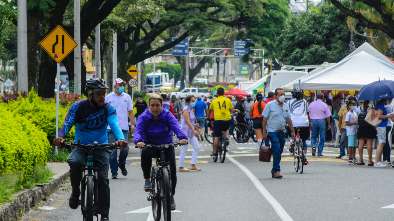 Habrá vacunación contra el COVID-19 en la ciclovía de este domingo Habrá vacunación contra el COVID-19 en la ciclovía de este domingo