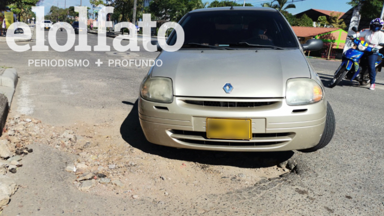 El Salado: otro sector con riesgo de accidentalidad y graves problemas en su malla vial El Salado: otro sector con riesgo de accidentalidad y graves problemas en su malla vial