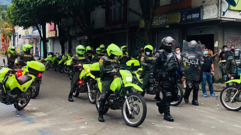 Retuvieron 14 personas por disturbios este 20 de julio en Ibagué Retuvieron 14 personas por disturbios este 20 de julio en Ibagué