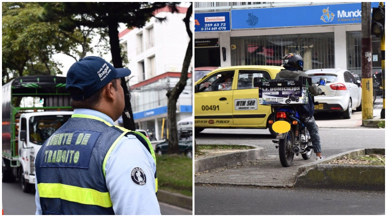 Impusieron comparendos a motociclistas que fueron sorprendidos usando pasos peatonales en Ibagué Impusieron comparendos a motociclistas que fueron sorprendidos usando pasos peatonales en Ibagué