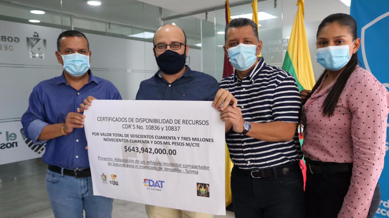 Venadillo recibirá un camión compactador de residuos sólidos Venadillo recibirá un camión compactador de residuos sólidos
