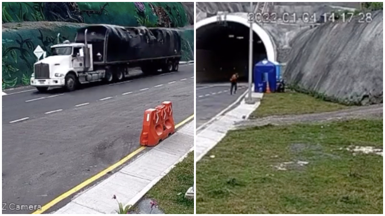 En video: como una bala se dirigía la tractomula en tragedia de La Línea En video: como una bala se dirigía la tractomula en tragedia de La Línea