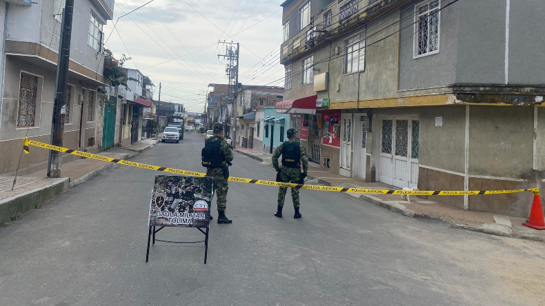 Gaula Militar del Tolima realiza allanamiento en el barrio Santa Barbara de Ibagué