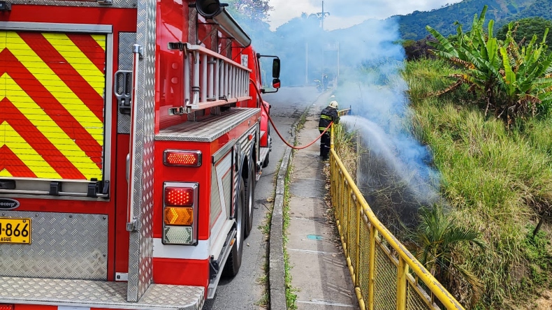 Cuatro incendios forestales fueron reportados en Ibagué