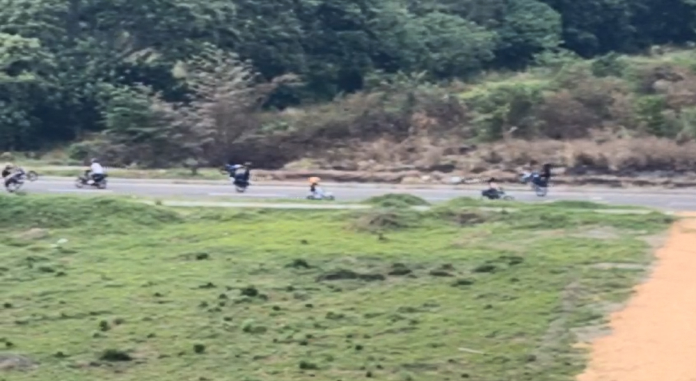 Motociclistas usan vía de Ibagué como circuito de carreras