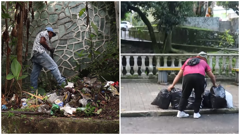 Ciudadanos se unen para limpiar el Parque Centenario, ante la indiferencia de las autoridades