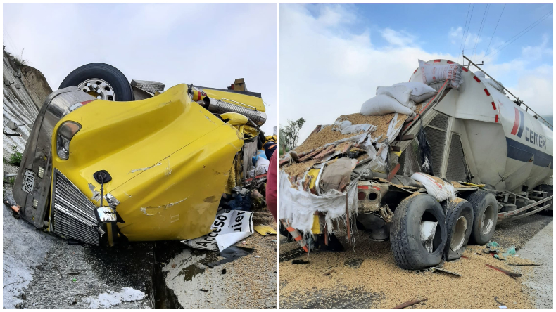 Conductor de tractomula falleció en grave accidente en la vía La Línea-Calarcá