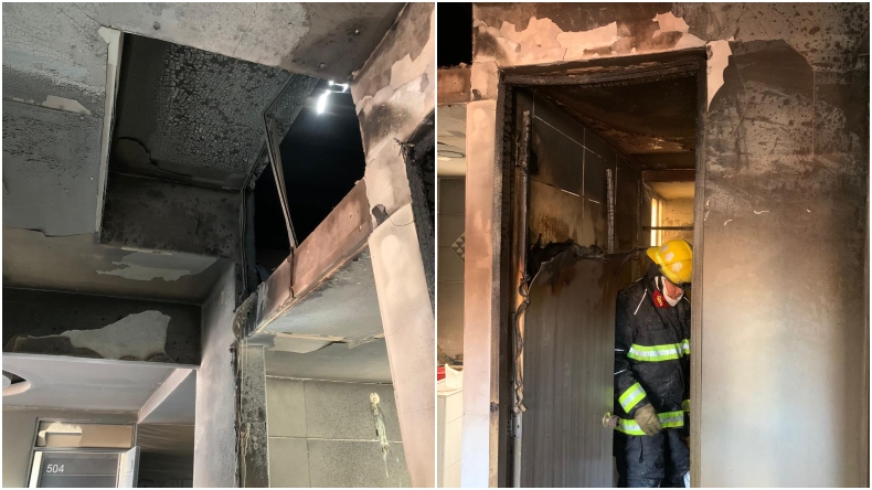 Emergencia en el conjunto residencial Yarumo de Ibagué por incendio en uno de los apartamentos Emergencia en el conjunto residencial Yarumo de Ibagué por incendio en uno de los apartamentos