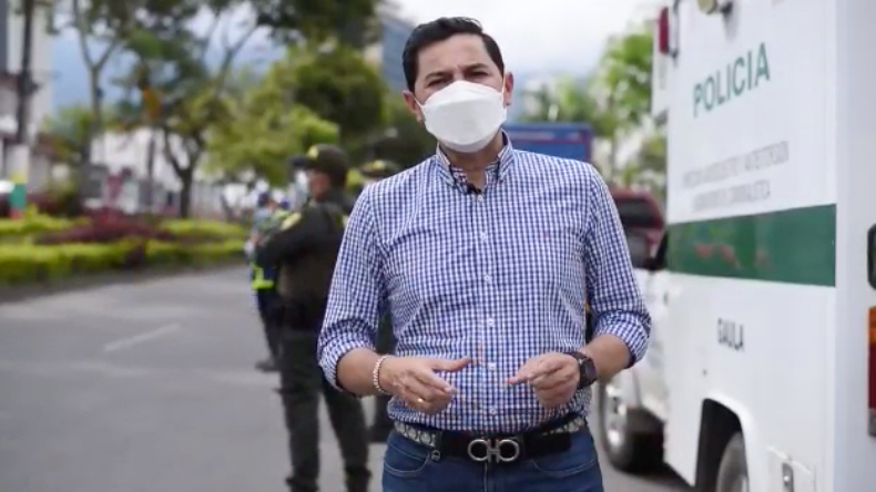 Hurtado anunció intervención policial en la calle 60 para evitar bloqueos Hurtado anunció intervención policial en la calle 60 para evitar bloqueos