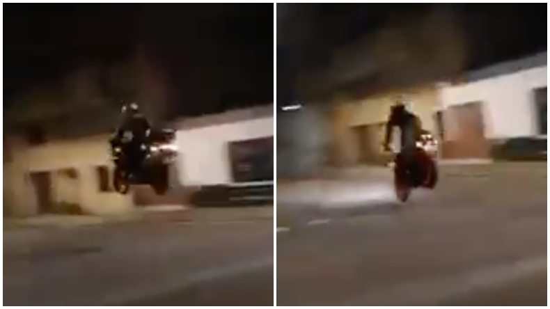 Los ‘piques’ de motos se trasladaron a la cuesta de La Gogó: hay cierre de vías y maniobras peligrosas Los ‘piques’ de motos se trasladaron a la cuesta de La Gogó: hay cierre de vías y maniobras peligrosas