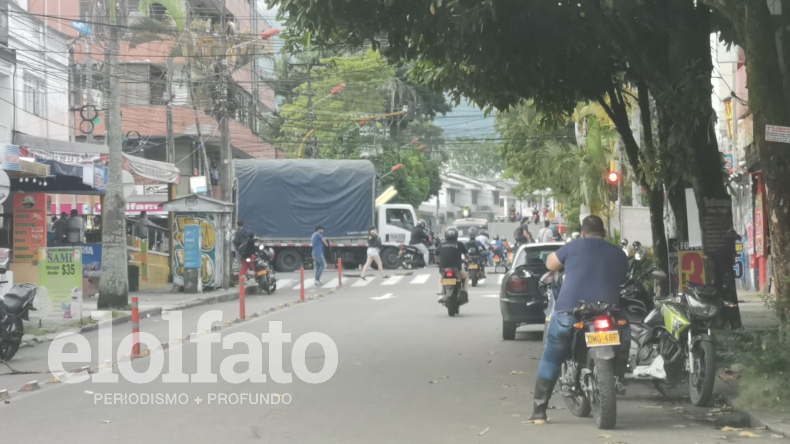 ‘Capuchos’ bloquean movilidad en la carrera Cuarta Estadio de Ibagué