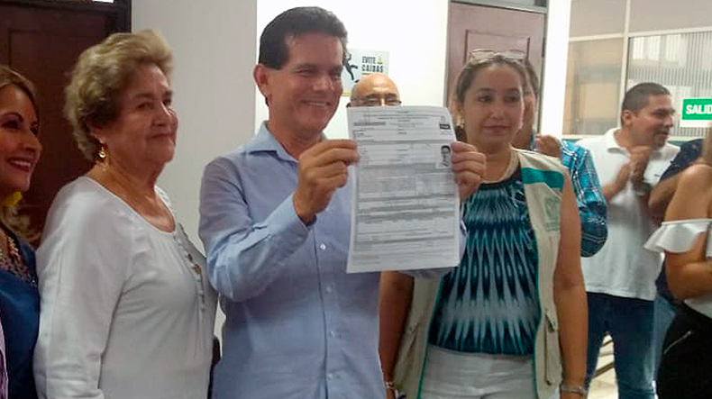 Alfredo Bocanegra inscribió su candidatura a la Alcaldía de Ibagué Alfredo Bocanegra inscribió su candidatura a la Alcaldía de Ibagué