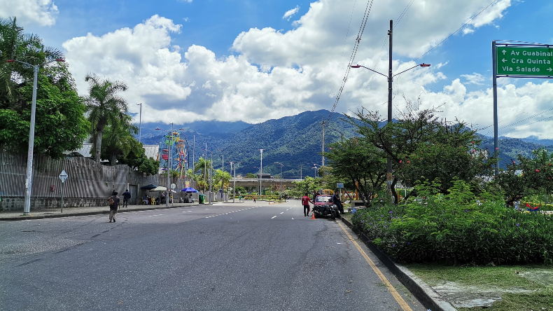 Por competencia de patinaje, hay cierre a una calzada de la avenida Pedro Tafur en Ibagué