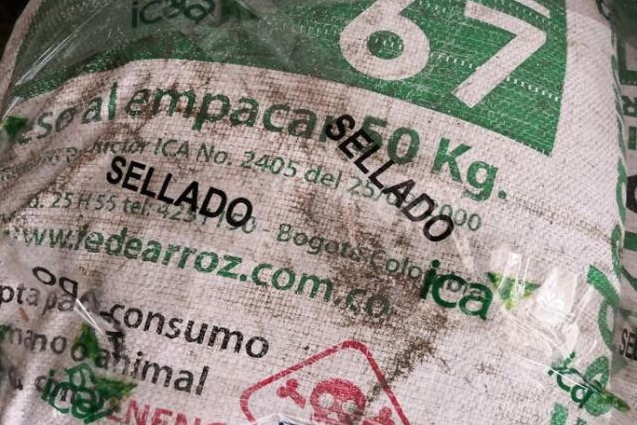 Incautan más de 104 toneladas de semillas de arroz ilegal en el Tolima Incautan más de 104 toneladas de semillas de arroz ilegal en el Tolima