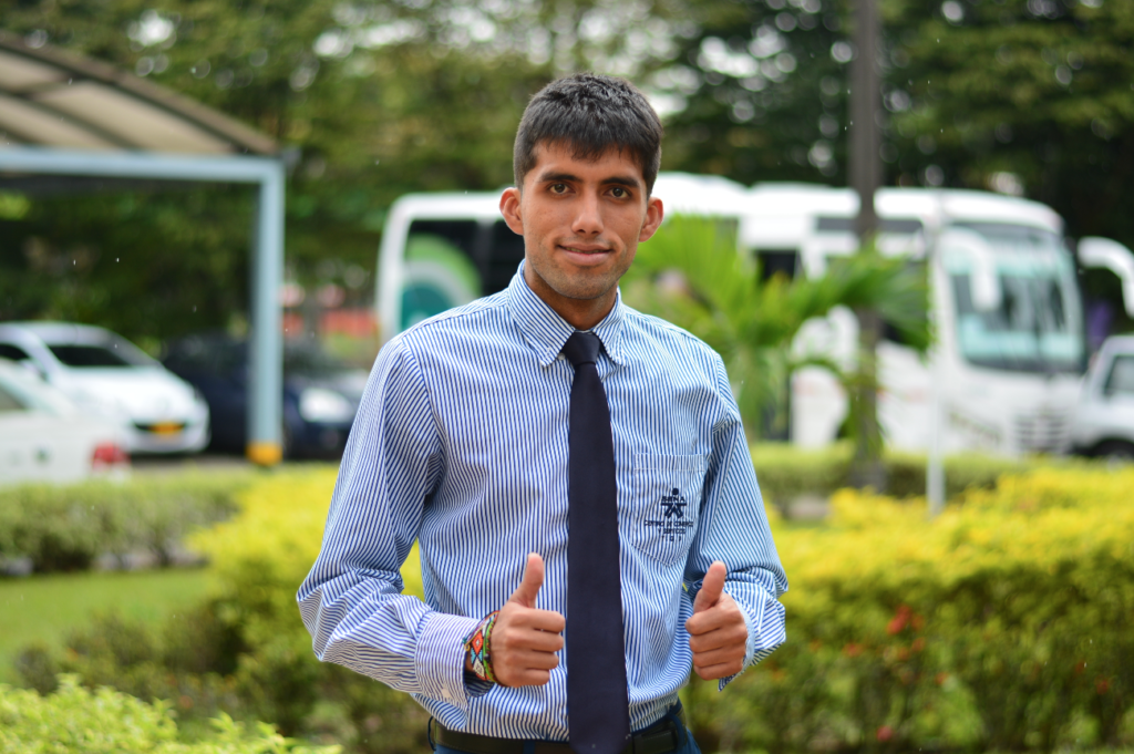 Ángel García, el aprendiz Sena de Gestión Documental con discapacidad auditiva