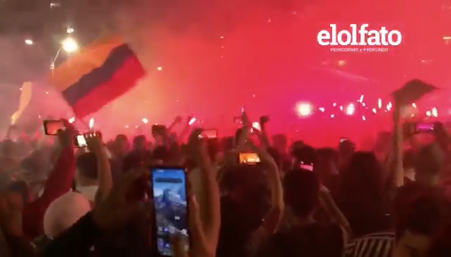 «Duque chao, Duque chao, chao, chao»: cantaron los jóvenes en el Parque Murillo de Ibagué