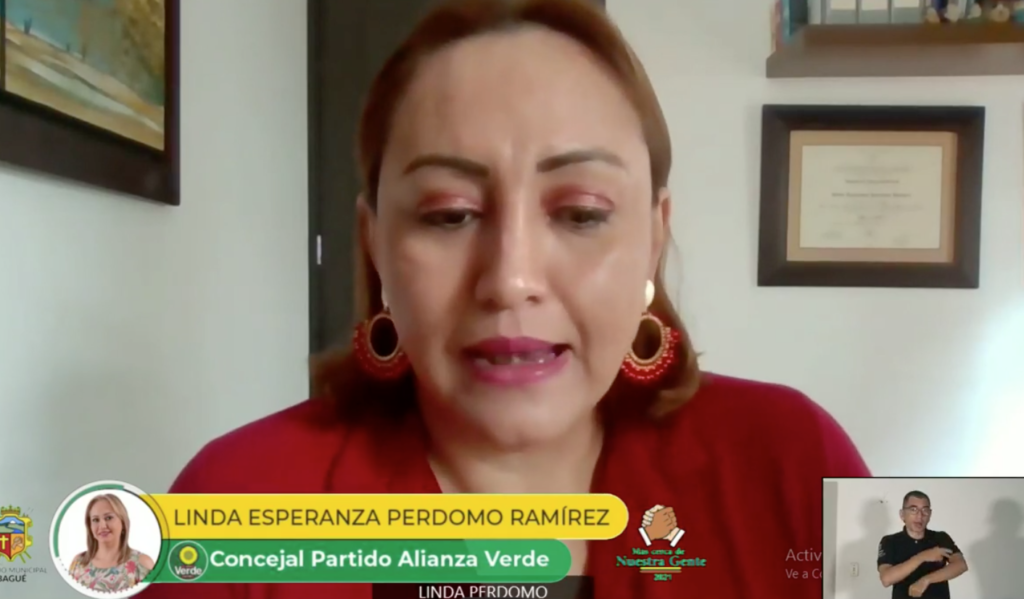 Concejal Linda Perdomo arremete contra la Personera (e) de Ibagué