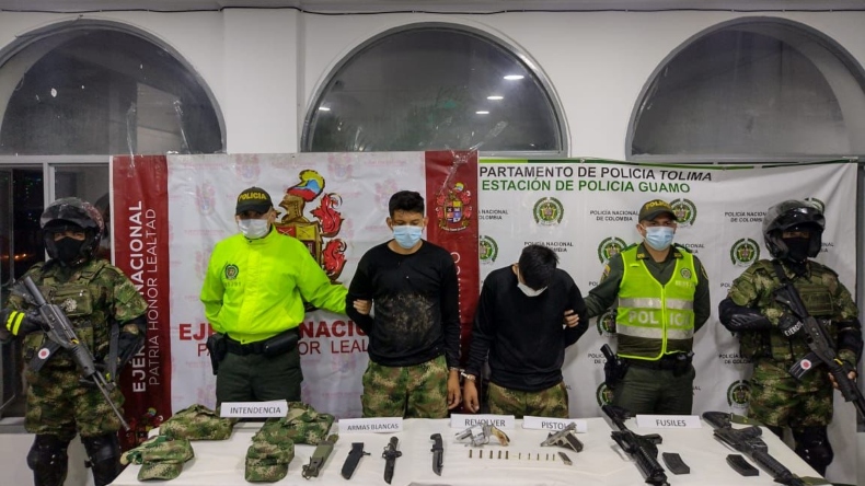 Comunidad de San Luis logró someter a dos supuestos disidentes de las Farc Comunidad de San Luis logró someter a dos supuestos disidentes de las Farc