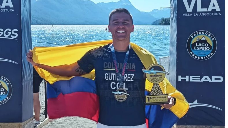 Nadador tolimense se consagró campeón internacional en aguas abiertas