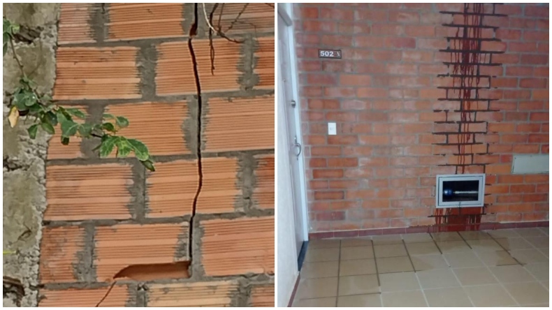 Denuncian grietas, humedad e incumplimiento en proyecto de la constructora Hábitat de los Andes Denuncian grietas, humedad e incumplimiento en proyecto de la constructora Hábitat de los Andes